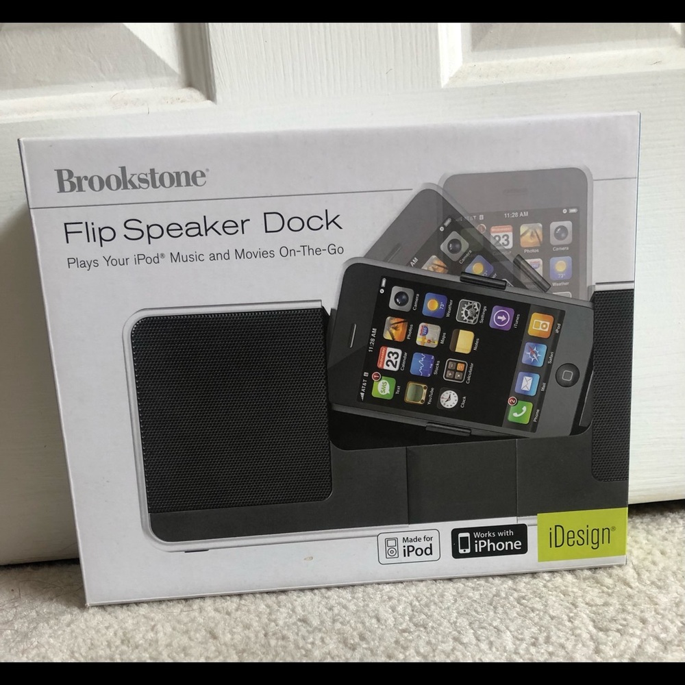 Brookstone Flip Speaker Dock